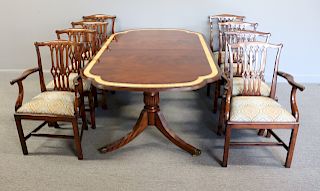 SMITH & WATSON. Signed Dining Table And Chairs.
