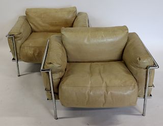 MIDCENTURY. Pair Of Corbusier Chairs.
