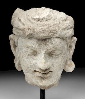 Gandharan Stucco Head of a Prince