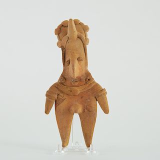 Pre-Columbian Colima Teco Style Flat Figure 
