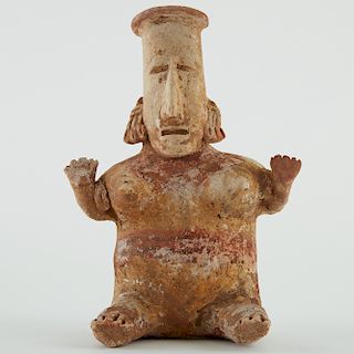 Jalisco Terra Cotta Pottery Figure 