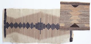 Group of 5 Navajo Rugs Blankets Weavings