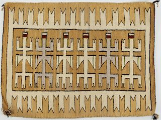 Navajo Yei Weaving Blanket / Rug