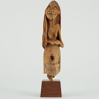 19th c. Haudenosaunee (Iroquois) Wood Shaman's Doll