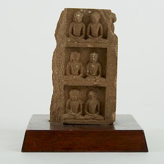 9th c. Indian Pala Dynasty Stone Fragment Buddhas