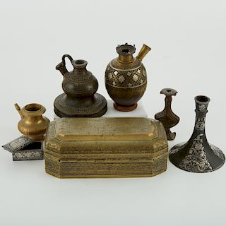 Group of 7 Indian Mughal Bronzes