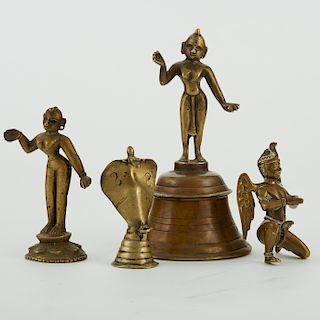 Group of 4 Indian Bronzes