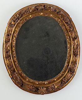 Grp: 2 Early Mirrors with Gilt Frames Spanish Colonial