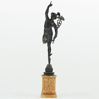 After Giambologna Early Bronze Sculpture of Mercury 