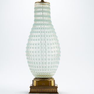 Ercole Barovier and Toso -Segmentati Basket Lamp