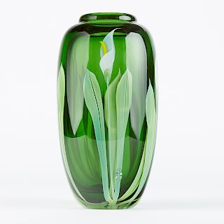 Orient & Vase Flume Paper Weight Glass Vase