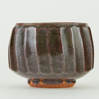 Warren MacKenzie Studio Pottery Fluted Bowl