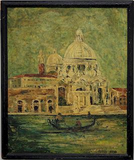 Rossi, 1966 Venice Italy Impressionist Painting