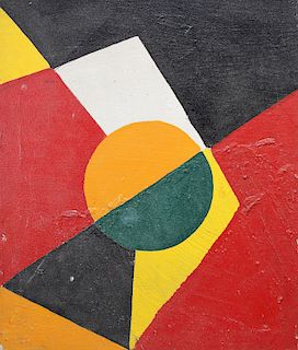 Marc Carrier, Mid Century Abstract Painting