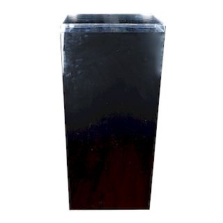 Black Acrylic Rectangle Pedestal
