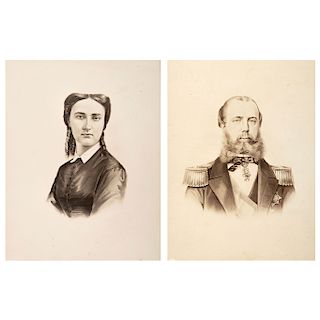A F. CZIHAK, Carlota y Maximiliano.