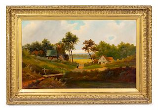 Artist Unknown (19th Century)
Village in Landscape