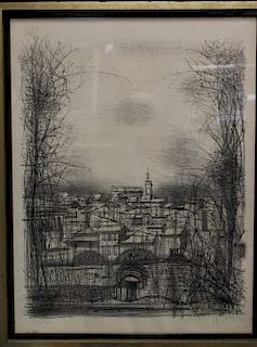 Jean Crazou, lithograph. Pencil signed and numbered.