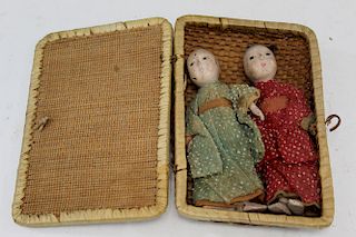 Japanese doll in a box.