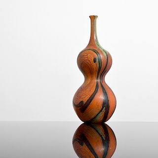 Tall Randy Walker Art Glass Vase/Vessel