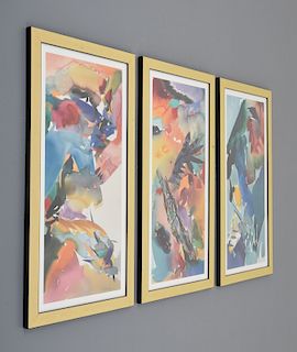 Peter Kitchell "Palmate Panther" Prints Triptych