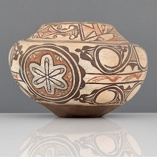 Large Zuni Native American Polychrome Jar/Pot