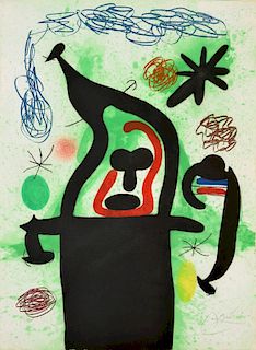Joan Miro "La Harpie" Aquatint, Signed Edition