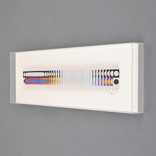 Yaacov Agam "Homage a Tantra" Polymorph, Signed Edition
