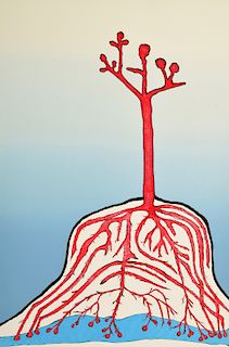 Louise Bourgeois "The Ainu Tree” Lithograph, Signed Edition
