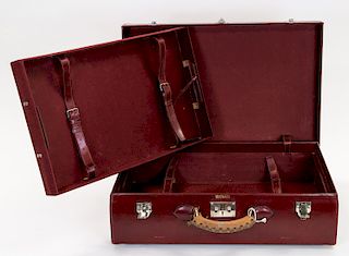 A HERMES LEATHER VALISE, CIRCA 1930S
