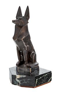 A BOOKEND BY JACQUES CARTIER (FRENCH 1907-2001)