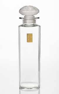 A PERFUME BOTTLE FOR COTY L'AIMANT, COTY, DESIGNED CIRCA 1910