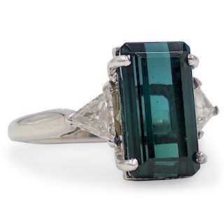 Cartier 18k, Tourmaline and Diamond Ring