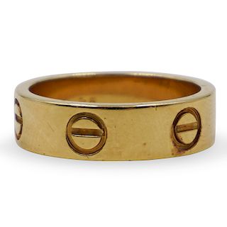 Cartier 18k Gold Love Ring