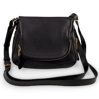 Tom Ford 'Jennifer' Grained Leather Shoulder Bag