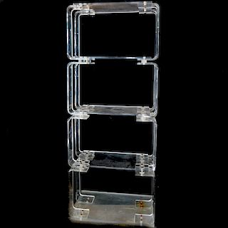 Lucite Display Cabinet