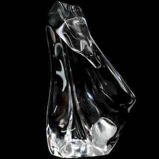 Daum Crystal Stylized Penguin Figurine