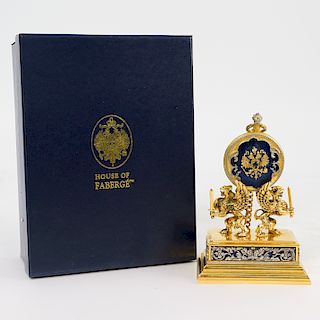 House of Faberge Imperial Collector's Pocket Watch