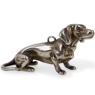 Sterling Silver Dog Figurine