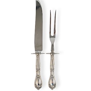 Whiting & Co. Sterling Silver Meat Carving Utensils