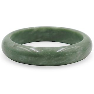 Green Jade Bangle Bracelet