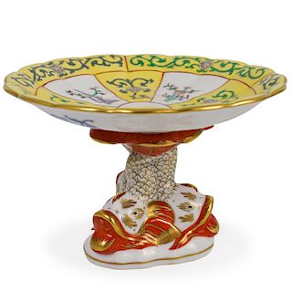 Herend Painted Porcelain Compote