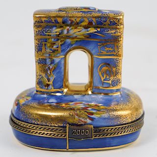 Limoges "Arc De Triomphe" Porcelain Box