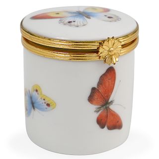 Limoges "Butterfly" Porcelain Box