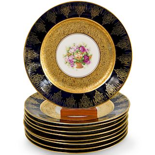 (9 Pc) Union T Bohemian Porcelain Plates