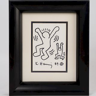 Keith Haring (American,1958-1990) Sketch