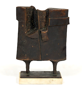 Thomas Dongilla Bronze Abstract Modern Sculpture