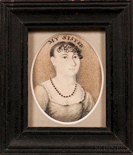 Possibly Zedekiah Belknap (Massachusetts, 1781-1858)  My Sister