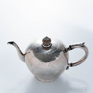 John Burt Silver Teapot