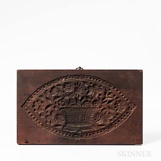 Carved Mahogany Cookie Board